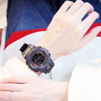 Nove Ženske Ure Zapestnica Gift Box Set Luksuzni Led Štoparica Ženska Moški Gledajo Moda korejskem Slogu Šport Digitalni Watch reloj niña