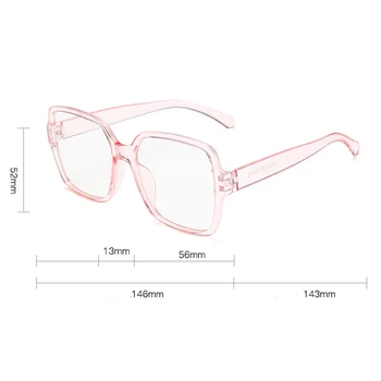 RBRARE Kvadratni Okvir Očal Ženske/Moški Anti Modra Svetloba Očala za Ženske Letnik Jasno Objektiv Optična Očala Gafas De Mujer