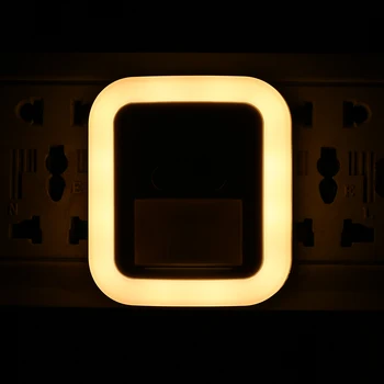 LED Senzor Gibanja Ponoči Luči Plug-v Zidu Nočna Lučka z Svetlosti Čas, Nastavljiva za dnevne Sobe, Spalnice, Stopnice Noč Svetlobe