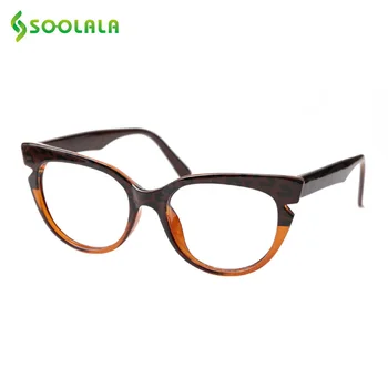 SOOLALA Mačka Oči Obravnavi Očala Ženske Modni Hit Barvna Očala Okvir Presbyopia Obravnavi Očala Cateye +0.5 4.0
