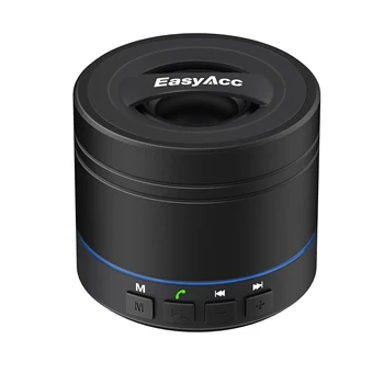 EasyAcc Mini Prenosni Zvočnik Bluetooth 4.0 z Mic 3.5 mm Aux FM Micro SD Kartica Podpora za ponovno Polnjenje boombox Zvočnik Mat