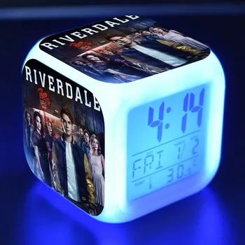 Priljubljena Riverdale TV Številke LED Budilka Barvita Flash Svetlobe za Mizo Watch Igrače