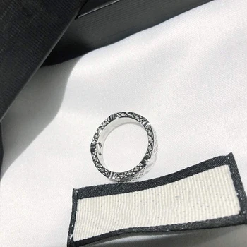 Klasične čar Votel, poln cirkon Obroč S925 Sterling srebrni Nakit Žensk original Luksuznih blagovnih znamk Logotip Valentinovo darilo