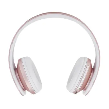 Moda Rose Zlata Brezžične Bluetooth Slušalke Slušalke z Mikrofonom, Bluetooth, Na Uho Slušalke za Ženske Dekle Otroci