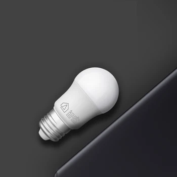 Original Xiaomi Mijia Zhirui LED Žarnica E27 Bele Svetlobe, 5W 6500K Prihranek Energije Za Namizni Talna Svetilka kratkostična Zaščita