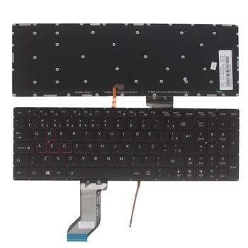 NOVO brazilija za Lenovo ideapad Y700 Y700-15ISK Y700-17ISK Osvetljen laptop Tipkovnici BR Brez okvirja