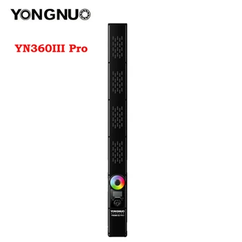 YONGNUO YN360III pro LED RGB Fotografija Svetlobe, Temperature 3200K 5600K Sončeve Svetlobe palico z daljinskim upravljalnikom Izpolnite Razsvetljavo