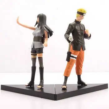 2pcs Naruto Uzumaki Hyuga Hinata Akcijska Figura, Figurice Model Igrača