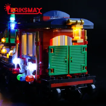 BriksMax Led Luči Komplet Za 10254 Zimske Počitnice Vlak Združljiv Z 36001 , (NE Vključuje Model)
