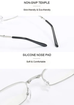 NONOR Kovine Titana Obravnavi Očala Moških Anti Modra Svetloba Očala Multifokalna Očala Postopno Bifocal Presbyopic Očala