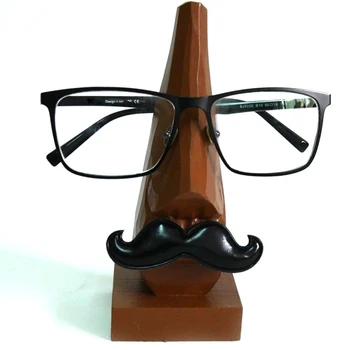 Novo 5 slog ročno izdelani leseni rezljani nos očal okvir očal okvir doma namizni pribor očal okvir