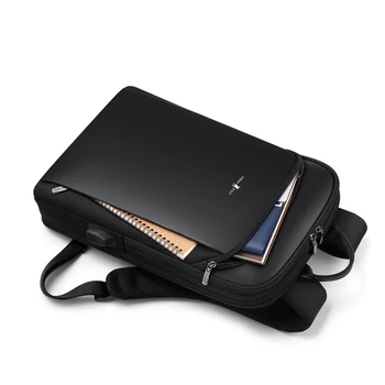 Nov izdelek nahrbtnik moški ultra-tanek malih lahko razširite polnjenje prek kabla USB port poslovni nahrbtnik 14-palčni računalnik torba študent s
