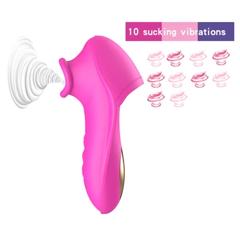 IKOKY Sesanje Prsta Vibrator Nastavek Bedak Klitoris Stimulacije Vibracije Odraslih Izdelkov Sex Igrače za Ženske, Oralni Seks G-spot Masaža