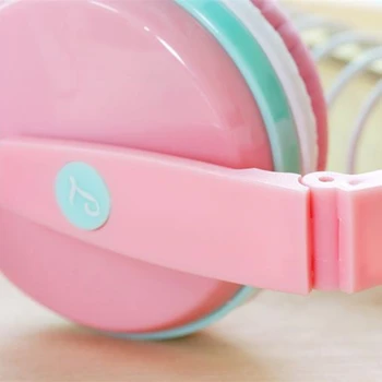 Chiclits Luštna Dekleta Stereo Slušalke Candy Barve, Zložljive Otroške Slušalke Slušalke za Xiaomi Mobilni Telefon, Mp3 tabletu Darilo