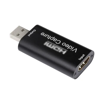 Avdio in Video posnetki Kartice USB2.0 Do HDMI 1080p USB Snemanje Preko DSLR kamere Kamere Za HD Pridobitev Živo Oddajanje*