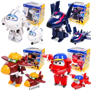 2019Newest 15 CM ABS Super Krila Deformacije Jet Robot figuric Super Krilo Preoblikovanje igrače za otroke darilo Brinquedos