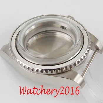 40 MM Pribor Deli Safir Stekleno Vrtljivo Ploščo Watch Primeru, Fit NH35 NH36 Gibanja