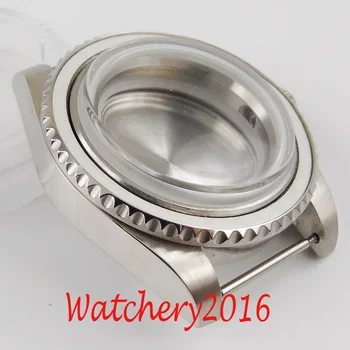 40 MM Pribor Deli Safir Stekleno Vrtljivo Ploščo Watch Primeru, Fit NH35 NH36 Gibanja