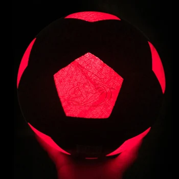 LED se Sveti Kroglice Standard Match Usposabljanje Žareče Nogometno Žogo Velikosti 5 prižgejo LED Nogomet Nogometno Žogo Žareče Super Svetla