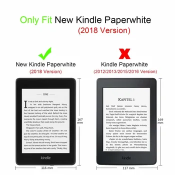 TPU mehko kindle paperwhite kritje Za nov Kindle Paperwhite 2018 Primeru funda Za Kindle Paperwhite 4 10. Generacije Primeru