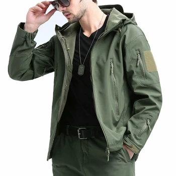 2020 Nova Oblačila Jeseni Moške Vojaško Maskirno Runo Suknjič Vojske Taktično Oblačila Multicam Moški Prikrivanje Windbreakers