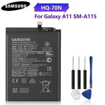 Original Baterija Telefona HQ-70N Za Samsung GALAXY A11 A115 SM-A115 4000 mah Verodostojno Zamenjava Baterije