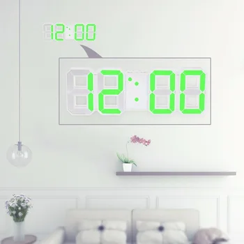 Sodobno Oblikovanje Velikosti Digitalni LED Stenska Ura Watch Edinstvenega Vintage Doma Dekoracijo Časovnik Watch Alarm Ure