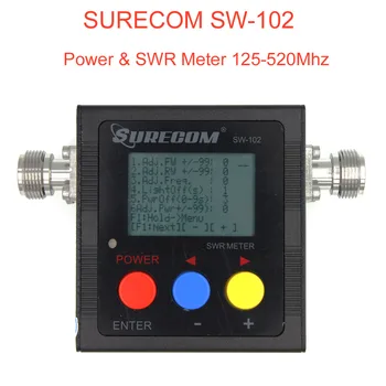 Novo SURECOM SW-102 metra 125-520 Mhz Digitalni VHF/UHF Power & SWR Meter SW102 Za dvosmerni Radijski