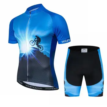 2019 kolesarski dres kompleti, za Moške Kolo jersey hlače, hlače z oprsnikom bo ustrezala MTB Oblačila Maillot Ciclismo Gorski cesti Zgornji spodnji črno modra