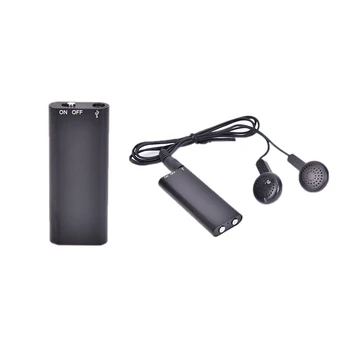 1PC Prenosni Mini 8GB Avdio Snemalnik Glasu Aktivira Poslušanje Naprave 96 Ure Visoke kakovosti