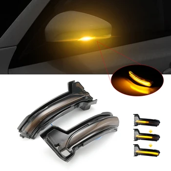 Za Ford Focus Mk4 Ab Bj 2019-2020 Rearview Mirror Darkice Luči LED Strani Krilo Dinamično Vključite Opozorilne Luči Zaporedno Indikator