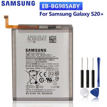 SAMSUNG Original Nadomestna Baterija EB-BG985ABY Za Samsung Galaxy S20+ S20 Plus Verodostojno Telefona, Baterije, 4500mAh