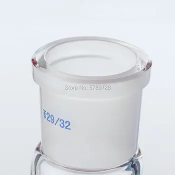 1pcs Standard motnega mouth19# 24# 29#en - usta destilacijo bučko z ravnim dnom stekla, prostornine 50 ml za 2000ml