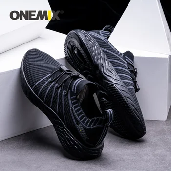 ONEMIX 2021 Superge za Moške Nepremočljiva Dihanje Prebijanje Usposabljanje Moški Prostem Anti-Slip Treking Športni Čevlji zapatillas pot
