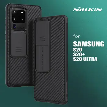 Nillkin za Samsung Galaxy S20 Ultra Camshield Pokrovček Potisnite Fotoaparat Slim Zaščite Primeru Telefon za Samsung Galaxy S20 Plus 5G Primeru
