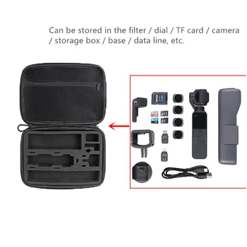 Večfunkcijsko Osmo žep Prenosni primeru vrečko s filter za shranjevanje Rezervnih delov polje za dji osmo žep za dodatno Opremo fotoaparata