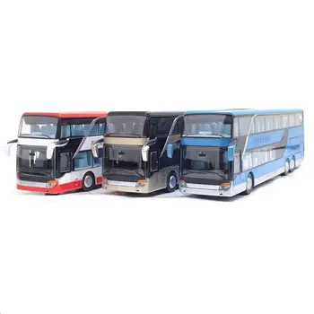 Prodaja Visoko kakovostnih 1:32 zlitine potegnite nazaj, avtobus model Dvojno visoko imitacije Dvojno turistični avtobus,flash igrača vozil, brezplačna dostava