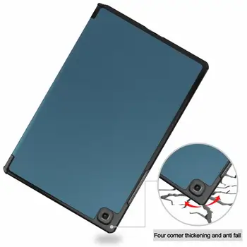 Ohišje Za Samsung Galaxy Tab A7 10.1 SM-T500 / SM-T505 Ultra Slim Usnje Magnetno Stojalo Pokrov Za Zavihek A7 T500 T505 Funda Capa