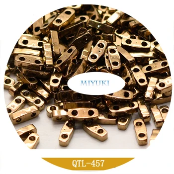 Miyuki, Uvožene Iz Japonske QTL 5*1.2*1.9 mm 1/4 Tila Kroglice Kovinski Serije Beaded 3G
