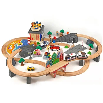 Thomas in Prijatelj Lesene Brio Vlak Spremljali Igrače Magičnih Magnetnih Železniški Most Postaja Model dodatna Oprema igrače Za Otroke