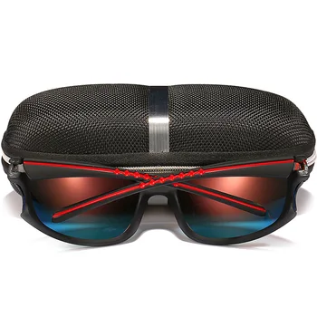 Ovijte Okoli Polarizirana sončna Očala Šport Človek UV400 Ogledalo Varnost na Prostem Odtenki Klasična Eleganca sončna Očala S Prosto Polje