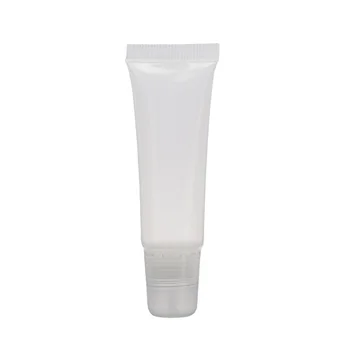 8ML X 200 Prazno Naravne Barve Lip Gloss Mehko Stisnite Plastični Posodi, 8g Plastični Cevi Za Ličila , DIY za Nego Kože Steklenice