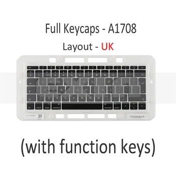 Laptop A1706 A1707 A1708 Tipke Keycaps KRALJESTVU angleščina za Macbook Pro Retina 13