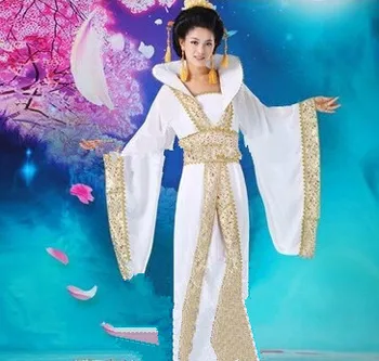Luksuzni Žensk Cosplay Kostum, ples, oblačila pravljice tang princesa obleko hanfu kraljica Kitajski starodavna oblačila