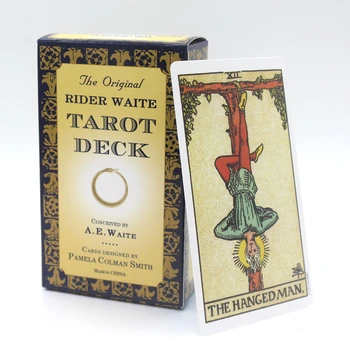Prvotni Rider Waite Tarot Krova Polni Angleški Tarot Kart Igra Z Angleško Knjižico Navodila Tarot Igre