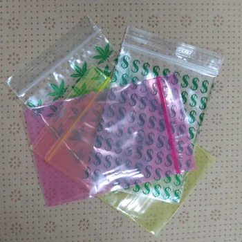 Barvite Prosojne Zapira Zadrgo Ziplock Vrečko Zip Lock Mini Plastične Embalaže trgovina na Drobno Torba Nepremočljiva PVC Vrečko