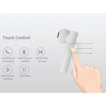 Novo Xiaomi TWS Air2 SE Brezžično Res Stereo Slušalke Dotik za Nadzor Slušalke Sinhrono Povezavo Nizko Las 20h Dolgo Pripravljenosti Z Box