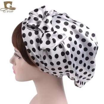 7 kos/veliko Saten lok headscarf udobno spanje bonnet kodraste lase ovijte ženska svile glavo, šal, glavo ovijte skp