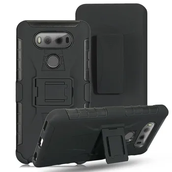 Za LG G8 Black Hibridni Holister Defender Builder shockproof Primeru + PASOM Za LG pisalo 2 Q stylo 4 K10 2018 V20 G5 G6 G7