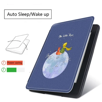 Mali Princ Zaščitna torbica za Kindle 2019 2018 Tablični Primeru za Kindle J9g29r PQ94WIF Gume Lakastega Usnja Kritje za Kindle